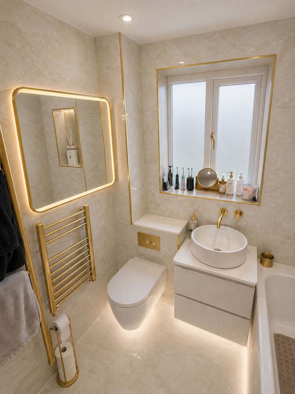 AI bathroom design