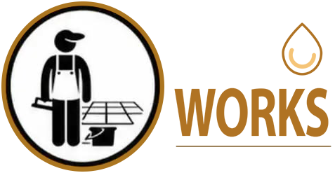 The Wet Works Bathrooms and Tiling Logo